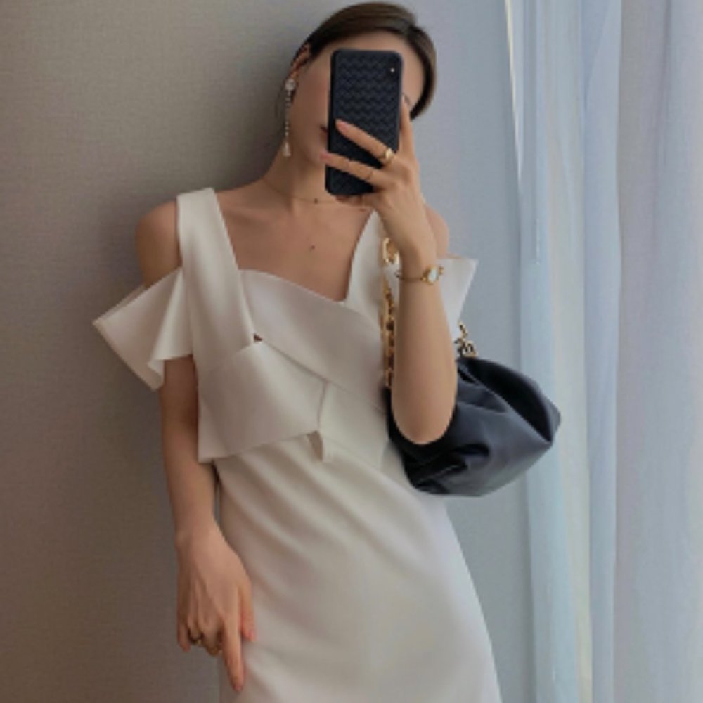French cross design dress - Picture 1 of 3